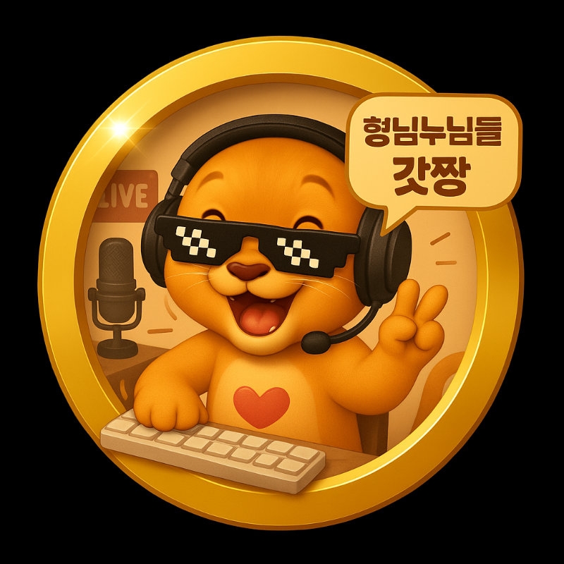 귀여운 코인 만들기 ❤️ (붱/랑/퀑/물/사)