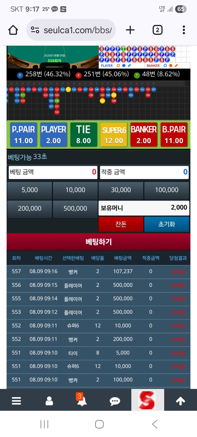 포교 금액 200만