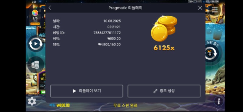 피쉬아이 6125배
