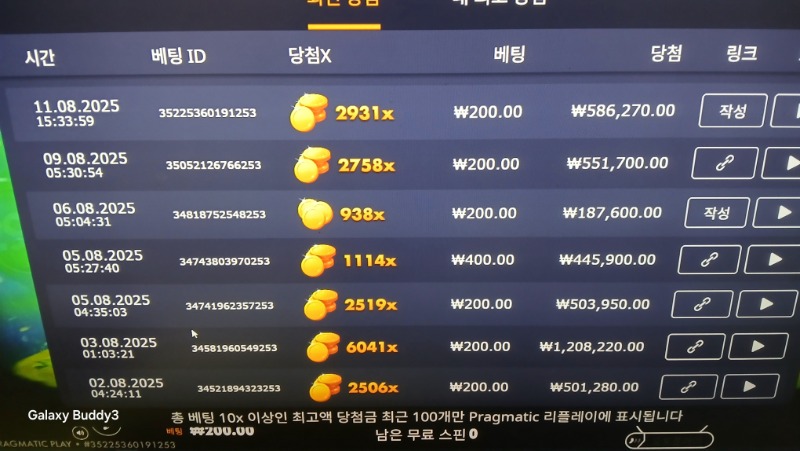 멀린2931배