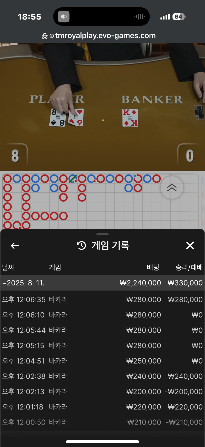 시안에서 ㅂ ㅏㅋ ㅏㄹ ㅏ 승리~~