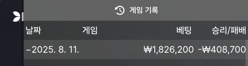 역시나 손실..