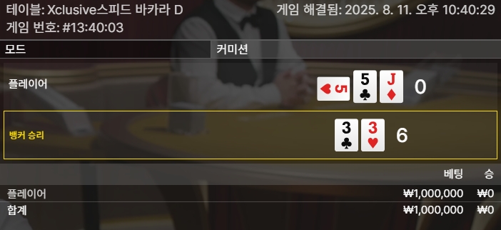 카라 승부 패2