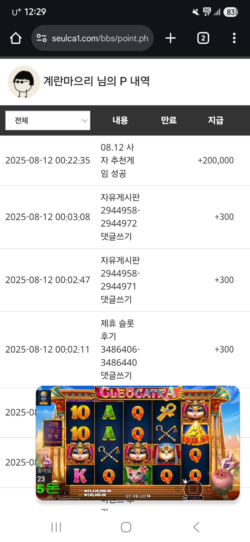 롸끈롸끈 사자뽀인트