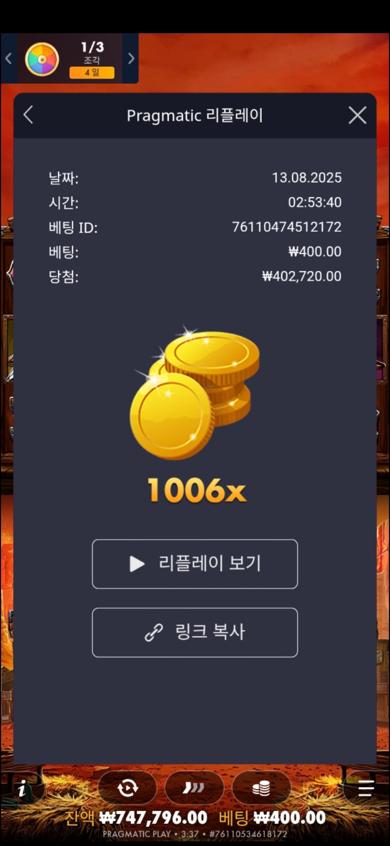 와일드갱1006배