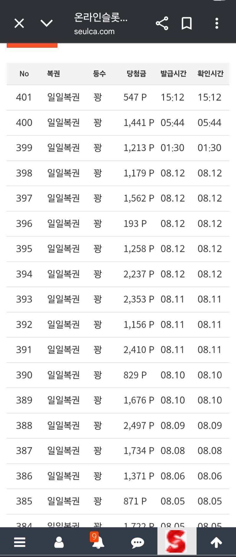 밖에 비가 오더니..