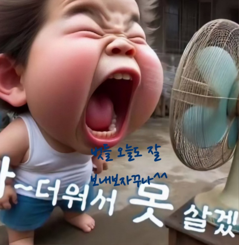 오늘도 덥네요 ㅜㅜ