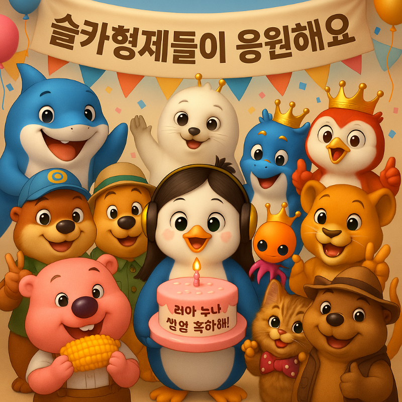 알리아언니~  생일 축하해~ 꼭 볼수있길 바랭!!