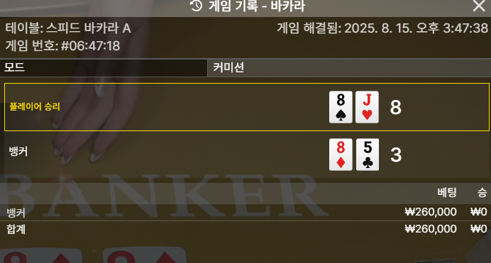 바카라 패 2
