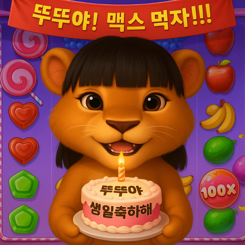 우리 뚜뚜~  생일 축하해 %!!