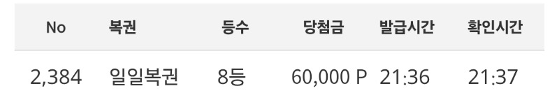 일복8등당첨