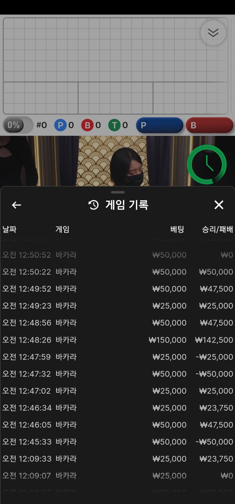 5연승 카라