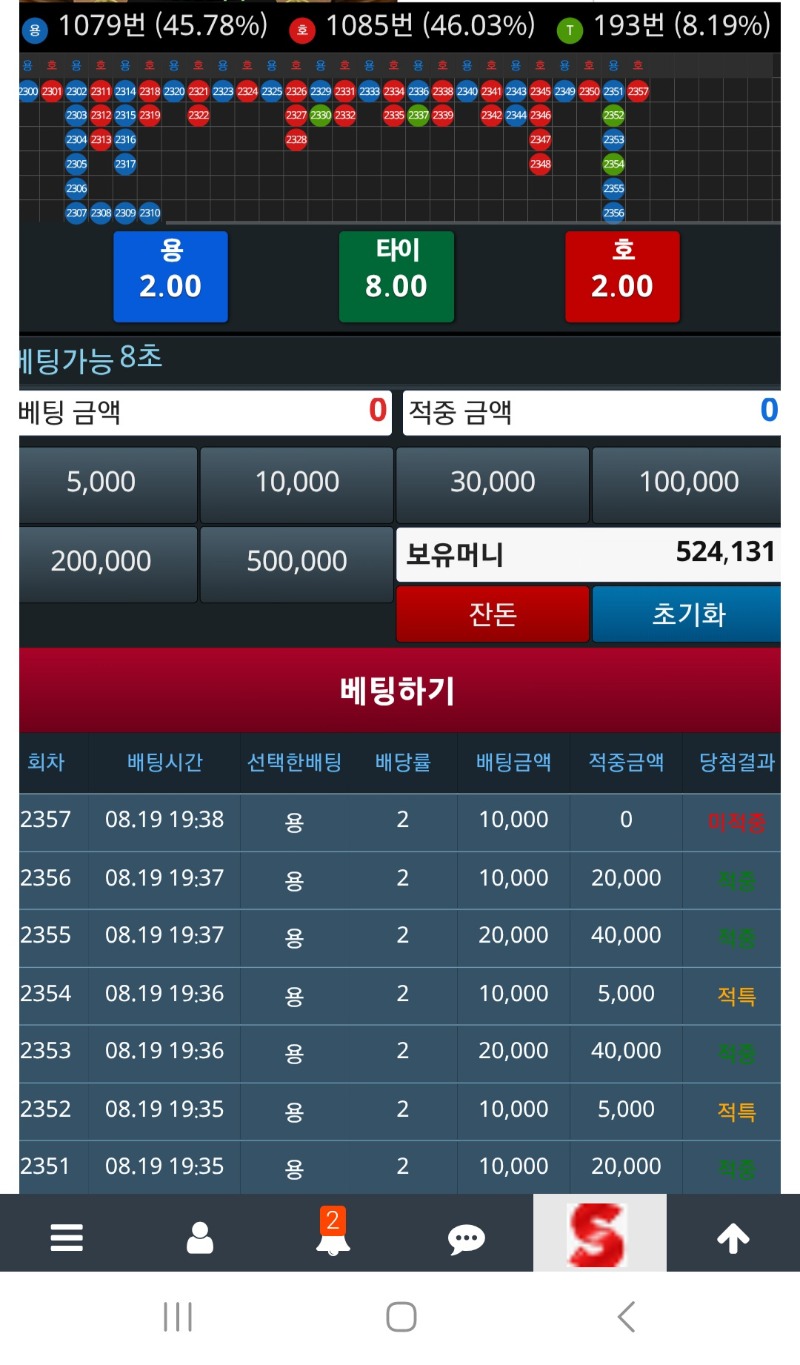 조금이라도 이겨보겠다는 처절한몸부림..
