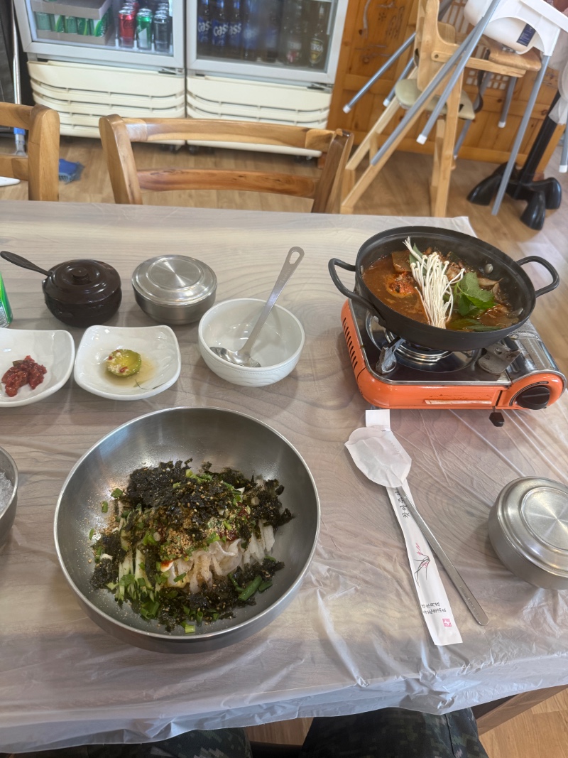 더운날 시원한 포항물회~