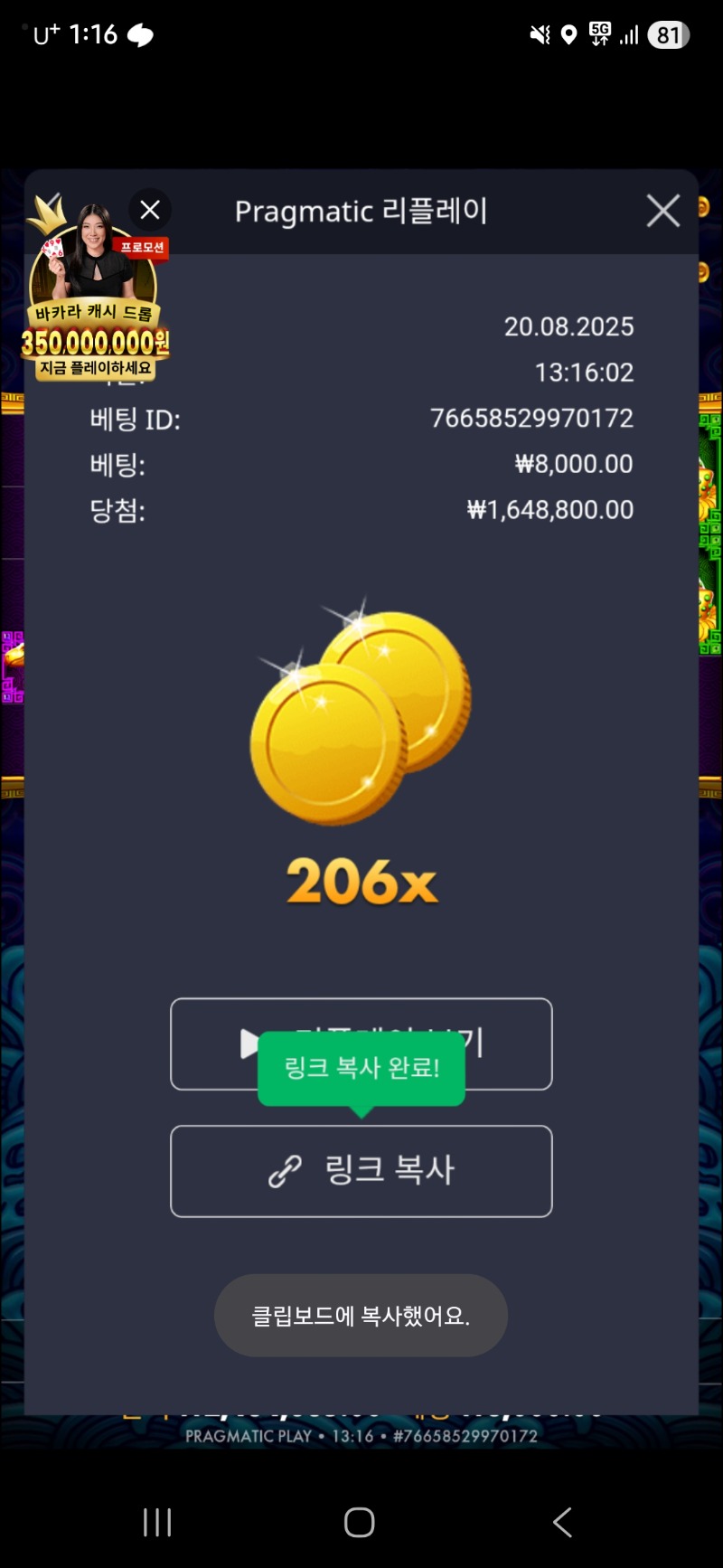 오라매 바닥 206배 8천언방