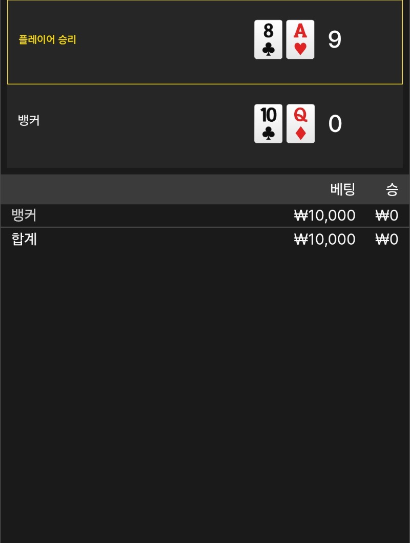 바카라2패