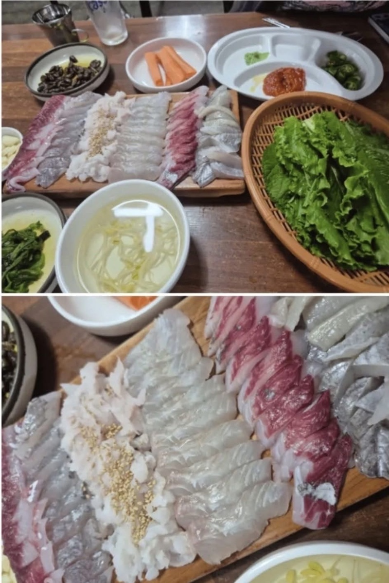 광주 횟집 모듬회 3만원
