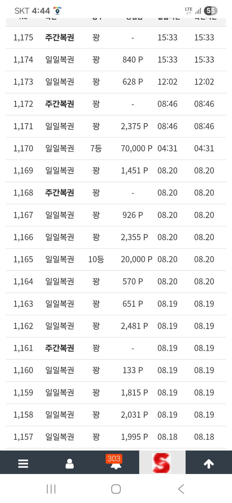 주복 당첨좀 되죠!!