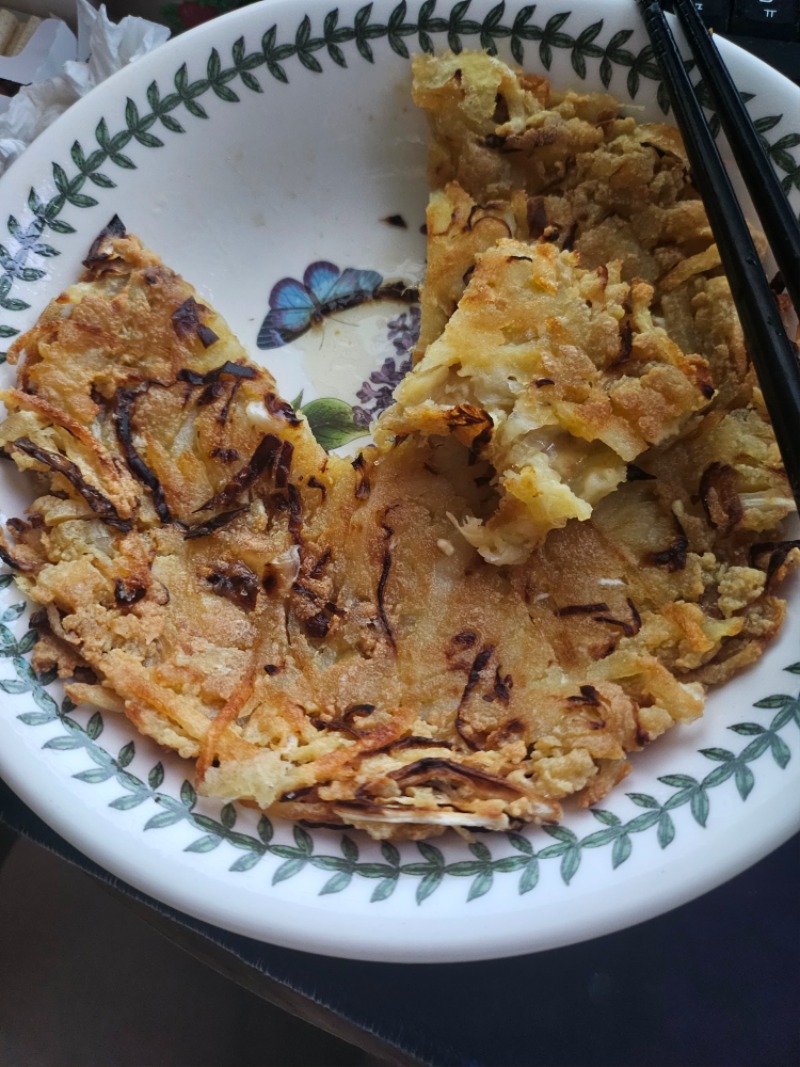 저녁은  양배추  감자치즈피자 수제요~~