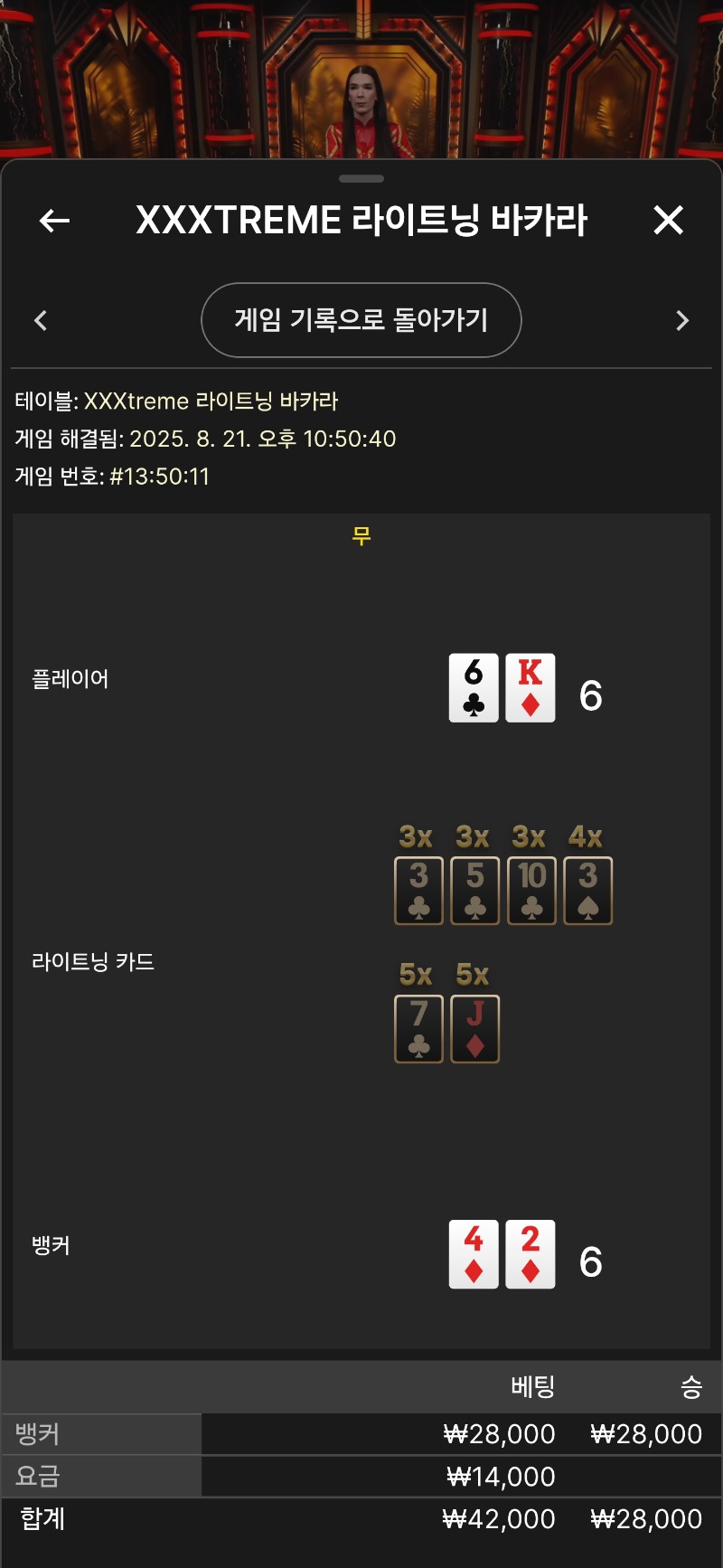 바카라 익스트림 패