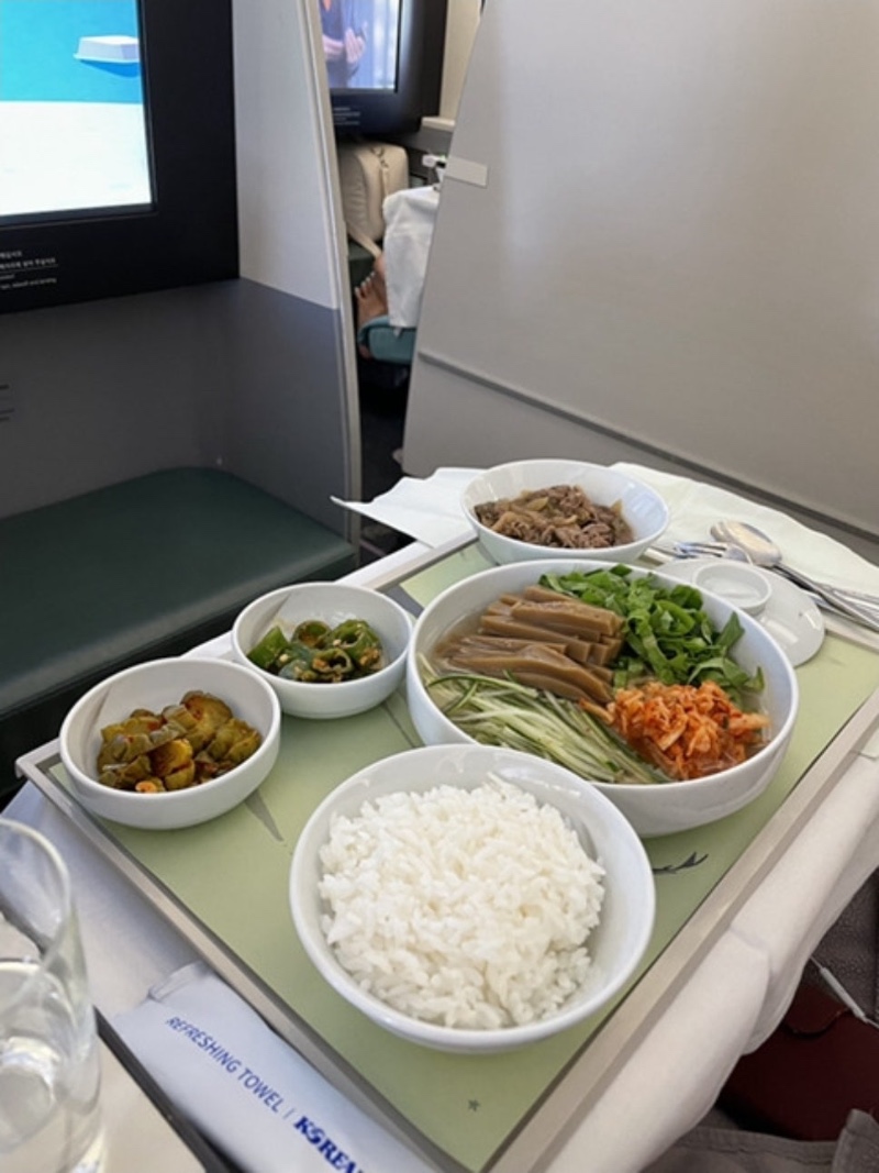 맛있는 평이 많은 대한항공 묵밥