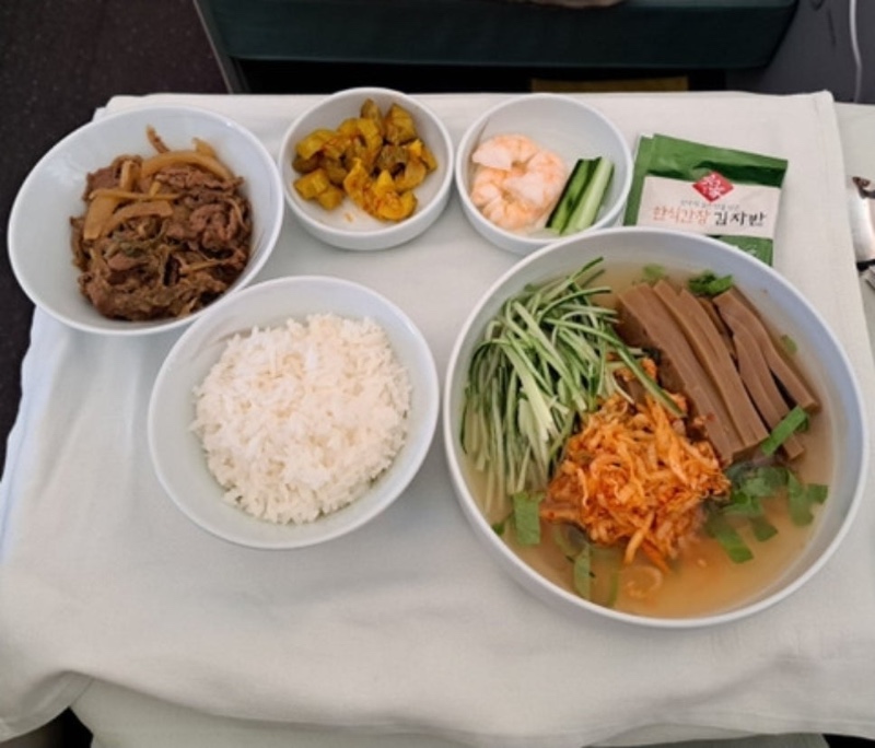 맛있는 평이 많은 대한항공 묵밥