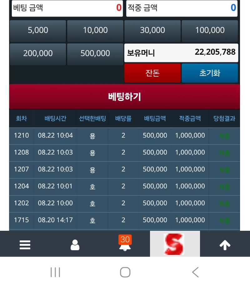 오늘 슬카라 괜찮네요