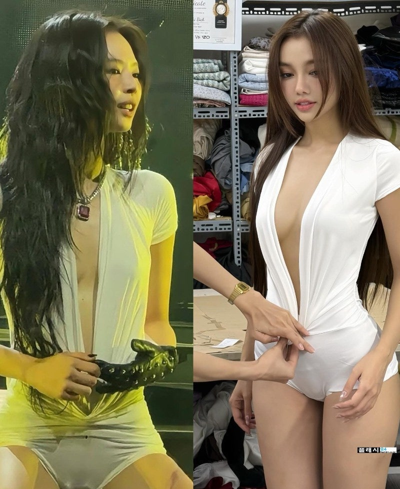 블핑 제니 옷 입은 일반인 처자