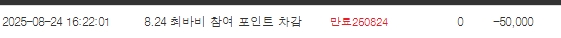최바비 참가비