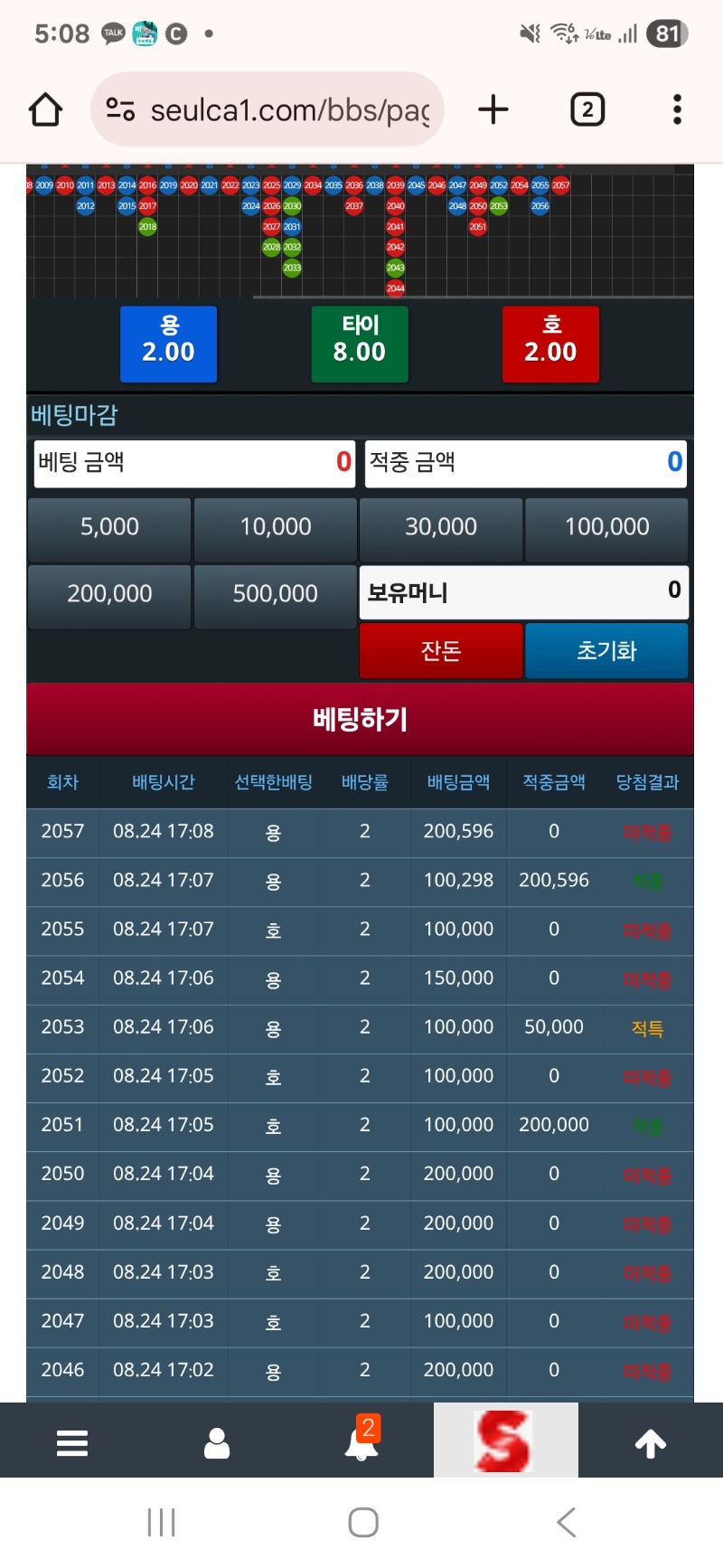 잘모았었는데 칵퉤