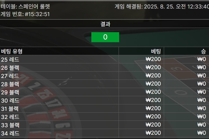 룰렛 1