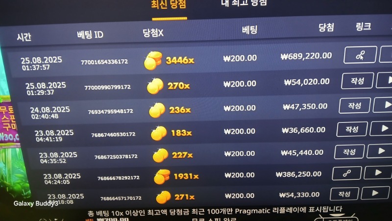 멀린3446배