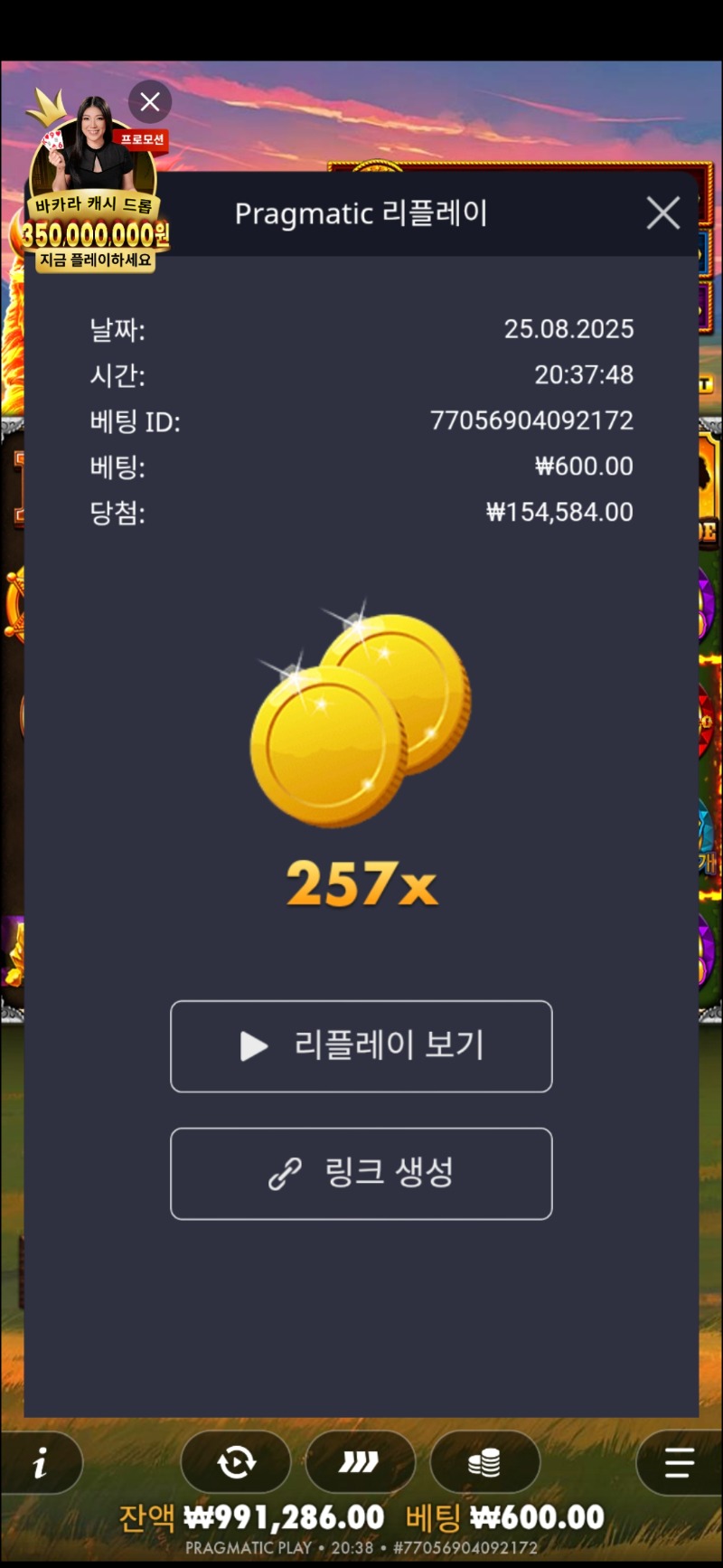 신버팔로우 257배