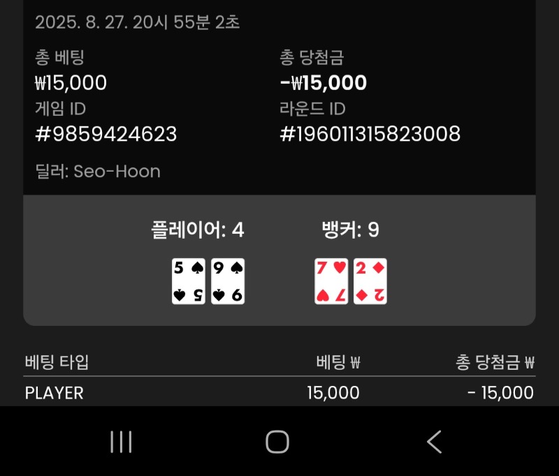 바카라2패