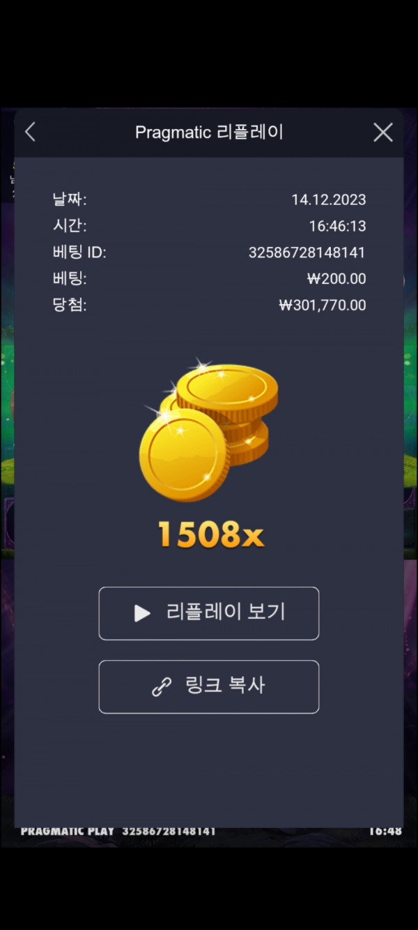 멀린 1508배